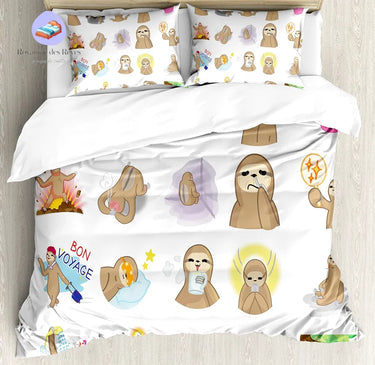 Housse de Couette Paresseux Garçon